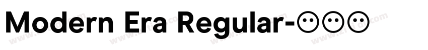 Modern Era Regular字体转换